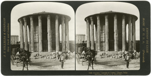 Rome: Temple Of Vesta. /Nthe Ancient Temple Of Vesta In Rome, Italy. Stereograph, 1902. Poster Print by Granger Collection - Item # VARGRC0326575