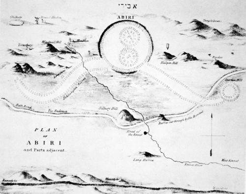 England: Avebury, C1800. /Nplan Of The Prehistoric Ceremonial Site At Avebury Village (Known At The Time As 'Abiri) In Wiltshire, England, C1800. Poster Print by Granger Collection - Item # VARGRC0000644