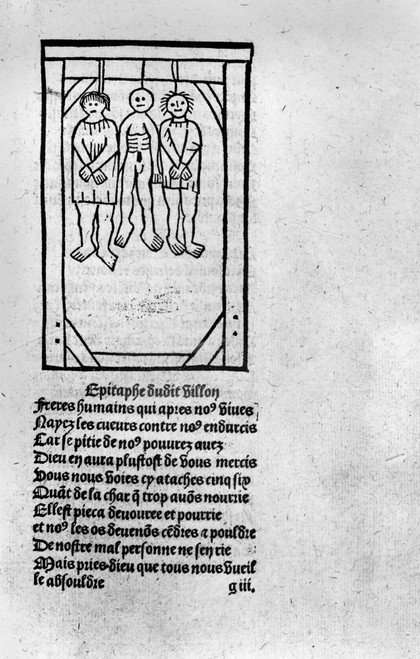 Francois Villon /N(1431-After 1463). French Poet: Colored ...