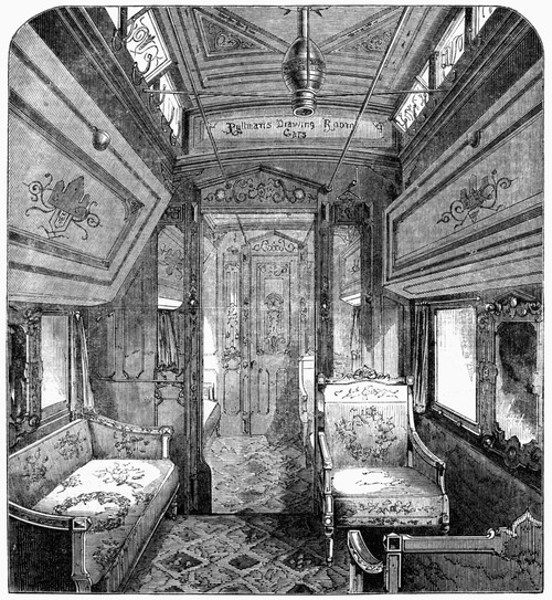 Drawing-Room Car, 1869. /Na Drawing-Room Car Of The Union Pacific Railroad. Wood Engraving, English, 1869. Poster Print by Granger Collection - Item # VARGRC0268550