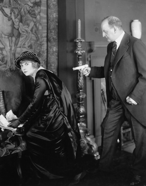 Pearl White (1889-1938). /Namerican Actress. In A Scene From 'The Black Secret,' 1919. Poster Print by Granger Collection - Item # VARGRC0071843