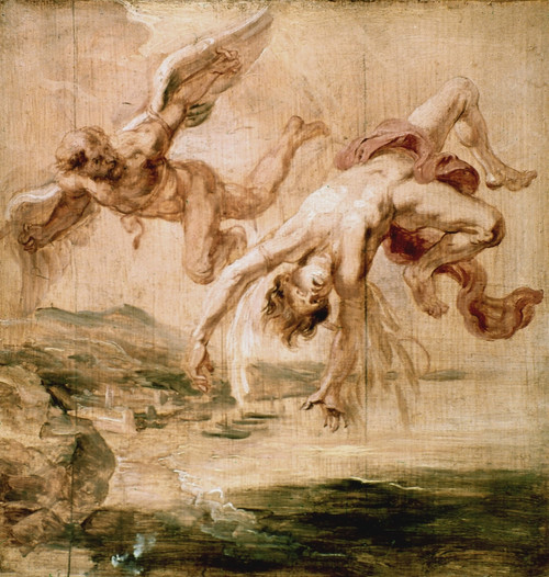 Rubens: Fall Of Icarus, 1637. /N'The Fall Of Icarus.' Oil Sketch On Wood By Peter Paul Rubens, C1637. Poster Print by Granger Collection - Item # VARGRC0029215 Rubens: Fall Of Icarus, 1637. /N'The Fall Of Icarus.' Oil Sketch On Wood By Peter Paul Rubens, C1637. Poster Print by Granger Collection - Item # VARGRC0029215
