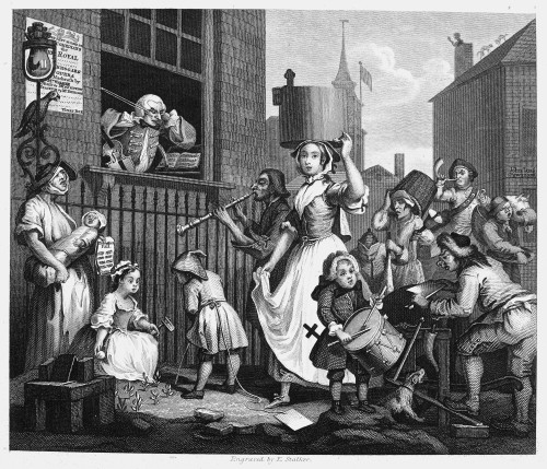 Hogarth: Musician, 1741. /N'The Enraged Musician.' Steel Engraving After The Etching And Engraving, 1741, By William Hogarth. Poster Print by Granger Collection - Item # VARGRC0002678 Hogarth: Musician, 1741. /N'The Enraged Musician.' Steel Engraving After The Etching And Engraving, 1741, By William Hogarth. Poster Print by Granger Collection - Item # VARGRC0002678