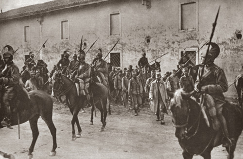 Wwi: Austrian Prisoners. /Naustrian Prisoners Of War Captured By Italian Forces At The Battle Of Gorizia, August 1916. Photograph. Poster Print by Granger Collection - Item # VARGRC0408058
