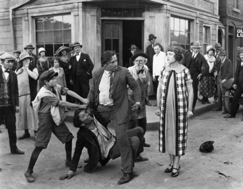 Silent Film Still: Fights. Poster Print by Granger Collection - Item # VARGRC0075386