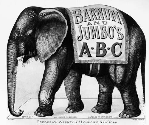 Circus: Jumbo, C1882. /Nposter Featuring P.T. Barnum'S Celebrated Elephant Jumbo, C1882. Poster Print by Granger Collection - Item # VARGRC0114782