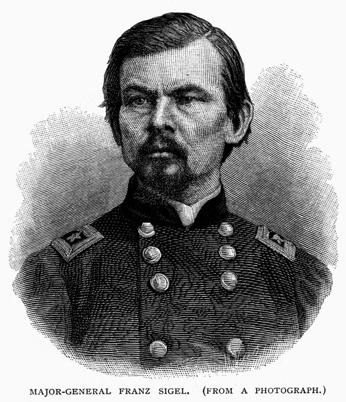Franz Sigel (1824-1902). /Namerican (German-Born) Soldier And Editor. Wood Engraving, American, 1886, After A Photograph. Poster Print by Granger Collection - Item # VARGRC0071653