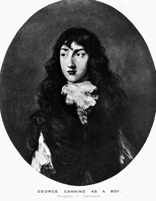 George Canning (1770-1827). /Nenglish Statesman. Painting Of George Canning As A Boy. Poster Print by Granger Collection - Item # VARGRC0107653