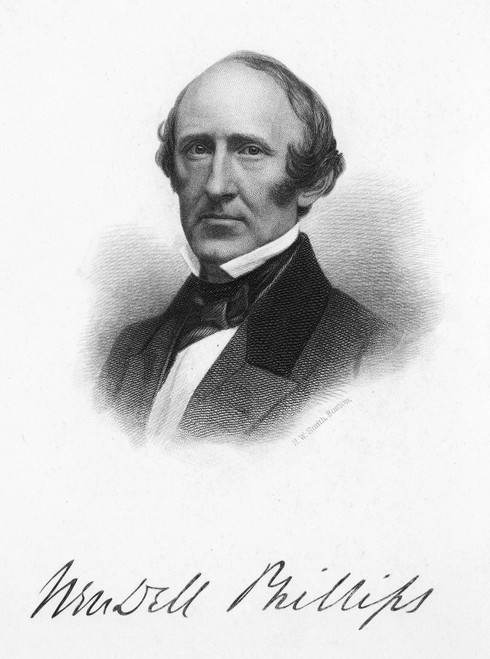 Wendell Phillips (1811-1884). /Namerican Abolitionist And Reformer. Steel Engraving, 1868. Poster Print by Granger Collection - Item # VARGRC0048257