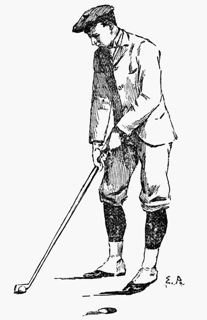 Golf, 1891. /Ndrawing, American, 1891. Poster Print by Granger Collection - Item # VARGRC0029047