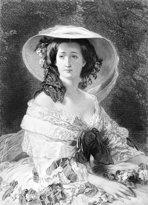 Portrait of the Empress Eugenie de Montijo (1826-1920) Empress of