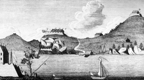 West Point, C1781. /Nthe Continental Army Garrison At West Point On The Hudson River, New York, As It Looked At The Close Of The Revolutionary War. Line Engraving From New York Magazine, 1791. Poster Print by Granger Collection - Item # VARGRC0125402