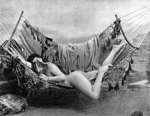 Nude In Hammock, C1885. Poster Print by Granger Collection - Item # VARGRC0097419
