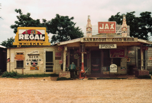 Louisiana: Juke Joint, 1940. /Na Combination Store, Bar, Gas Station And Juke Joint In Melrose, Louisiana. Photograph By Marion Post Wolcott, 1940. Poster Print by Granger Collection - Item # VARGRC0130353