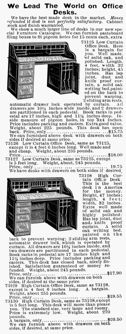 Advertisement: Furniture. /Nas Advertised In The 1895 Montgomery Ward Catalogue. Poster Print by Granger Collection - Item # VARGRC0077998