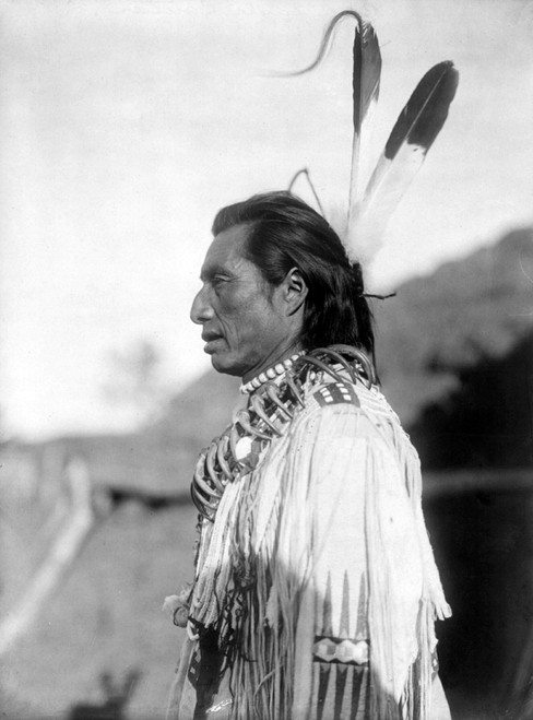 Mandan Medicine Man, C1908. /Ncrow'S Heart, A Mandan Medicine Man. Photographed By Edward S. Curtis, C1908. Poster Print by Granger Collection - Item # VARGRC0116809