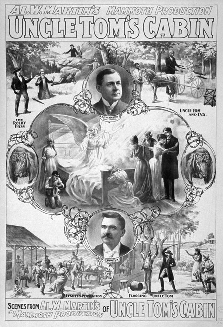 Uncle Tom'S Cabin, C1899. /Nlithograph Poster, C1899, For Al W. Martin'S Mammoth Production Of 'Uncle Tom'S Cabin,' By Harriet Beecher Stowe. Poster Print by Granger Collection - Item # VARGRC0109582