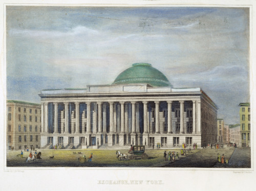 Ny Stock Exchange, 1850. /Nsteel Engraving, 1850. Poster Print by Granger Collection - Item # VARGRC0046303