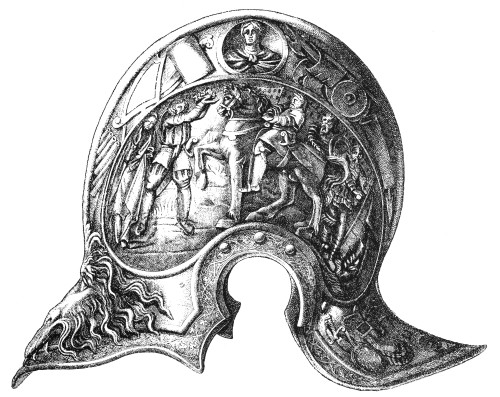 Helmet, 16Th Century. /Nfrench Renaissance Helmet,/N16Th Century. Engraving, 19Th Century. Poster Print by Granger Collection - Item # VARGRC0075254