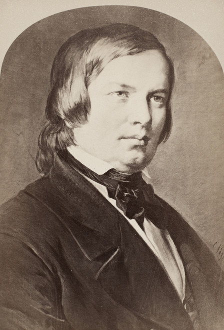 Robert Schumann /N(1810-1856). German Composer. Cabinet Photograph, Late 19Th Century, Of A Painting, 1871, By Carl J_Ger. Poster Print by Granger Collection - Item # VARGRC0027683