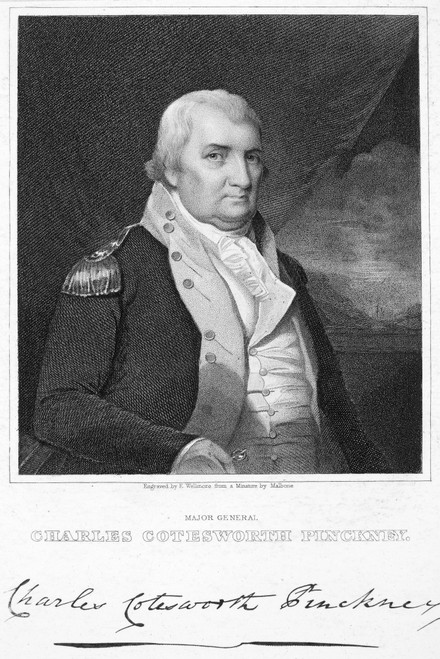 Charles C. Pinckney /N(1746-1825). American Soldier And Statesman. Steel Engraving, 19Th Century. Poster Print by Granger Collection - Item # VARGRC0079695
