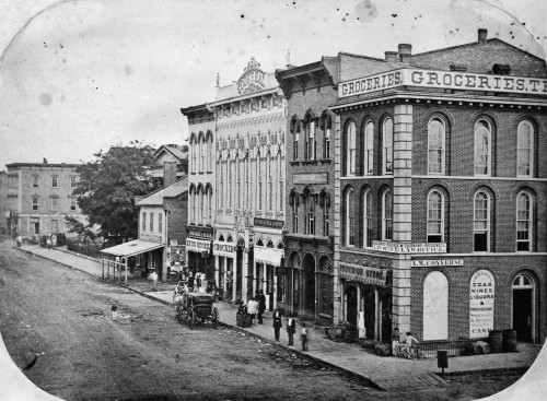 Illinois: Springfield, C1850. /Ncook'S Hall On 6Th Street In Springfield, Illinois, Where Abraham Lincoln Gave His Lecture 'Discoveries And Inventions' In 1860. Photograph, C1850. Poster Print by Granger Collection - Item # VARGRC0352877