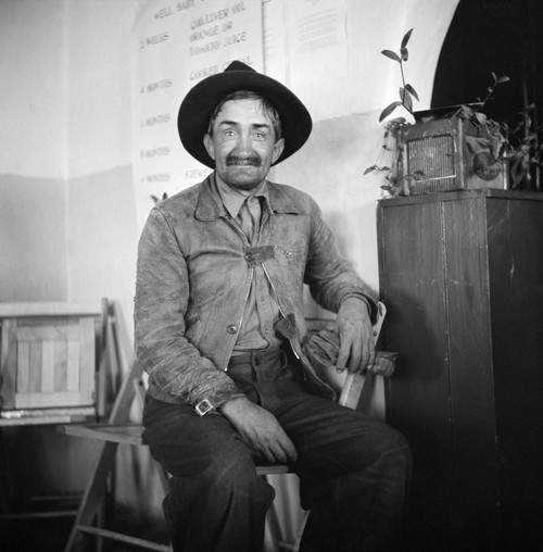 New Mexico: Health Clinic. /Na Patient In The Waiting Room Of A Clinic Operated By The Taos County Cooperative Health Association In Penasco, New Mexico. Photograph By John Collier, 1943. Poster Print by Granger Collection - Item # VARGRC0325881