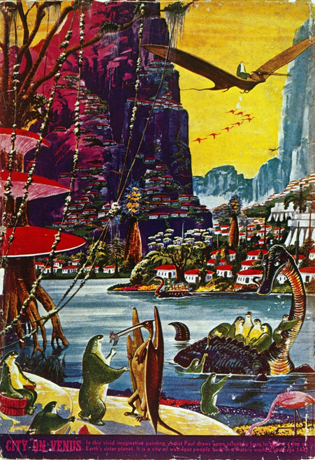 Science Fiction Cover, 1941. /Namerican Magazine Back-Cover, 1941. Poster Print by Granger Collection - Item # VARGRC0011178