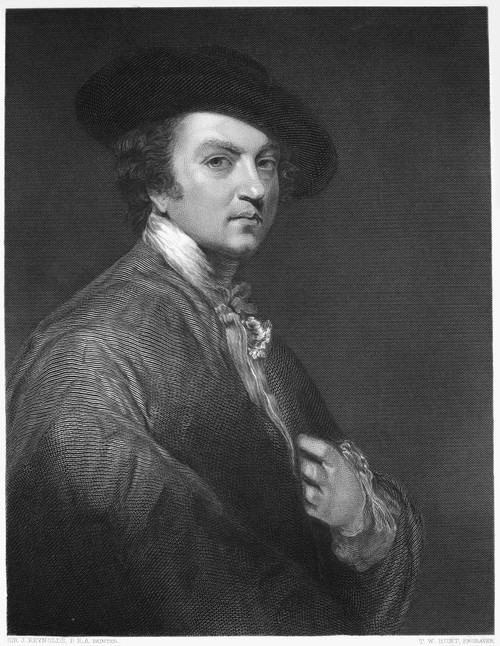 Sir Joshua Reynolds. /N(1723-1792). English Portrait Painter. Line And Stipple Engraving, 19Th Century. Poster Print by Granger Collection - Item # VARGRC0085483
