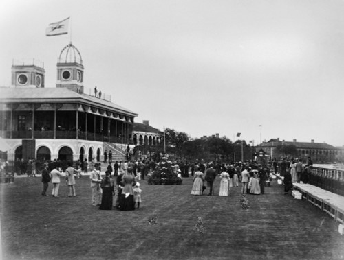 China: Racecourse, C1880. /Nscene At The Race Club In Shanghai, China. Photographed By Thomas Child, C1880. Poster Print by Granger Collection - Item # VARGRC0120302