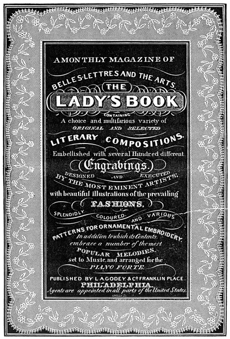 Godey'S Lady'S Book, C1855. /Ncover Of Godey'S Lady Book, C1855. Poster Print by Granger Collection - Item # VARGRC0039592