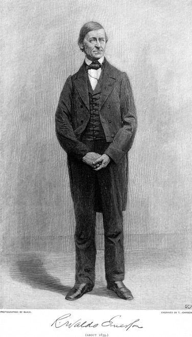 Ralph Waldo Emerson /N(1803-1882). American Philosopher And Man Of Letters. Wood Engraving After A Photograph C1859. Poster Print by Granger Collection - Item # VARGRC0013614
