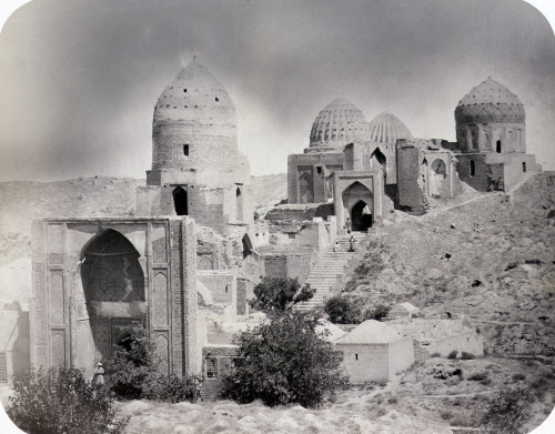 Samarkand: Ruins, C1870. /Nruins Of The Tomb Of Kassim Ibn Abbas (Sheikh Zinde) And Other Mausoleums. Photograph By N.V. Bogaevskii, C1870. Poster Print by Granger Collection - Item # VARGRC0114075