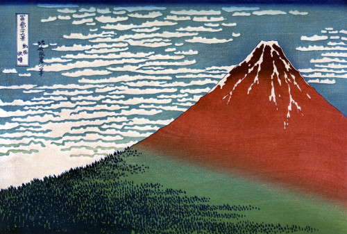 Tableau/ affiche du Mont Fuji Japon - LEONARD DIJON