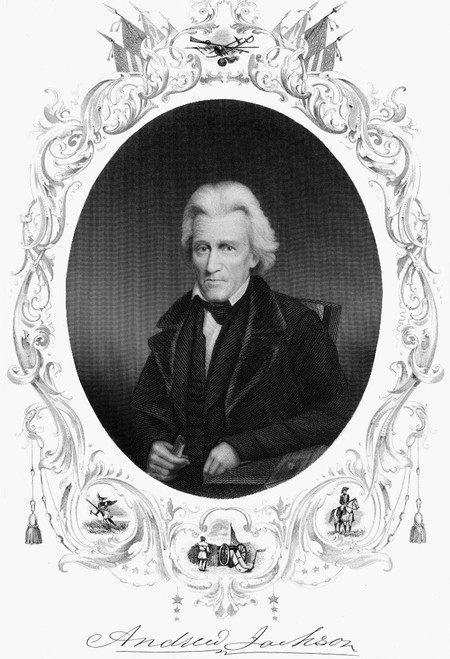 Andrew Jackson (1767-1845). /Nseventh President Of The United States. Steel Engraving, American, 1857. Poster Print by Granger Collection - Item # VARGRC0062222