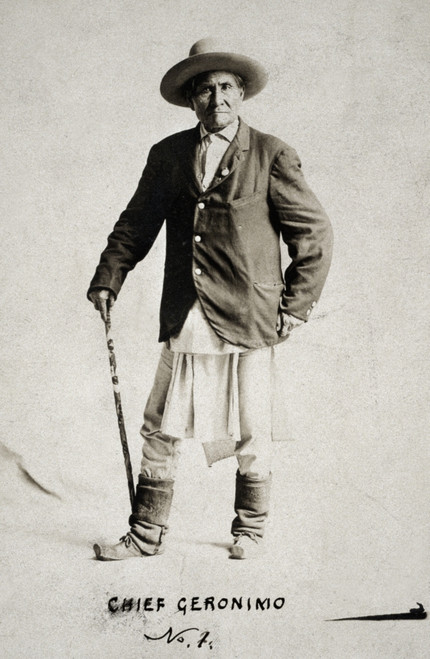 Geronimo (1829-1909). /Namerican Apache Leader. Photograph, C1904. Poster Print by Granger Collection - Item # VARGRC0114305