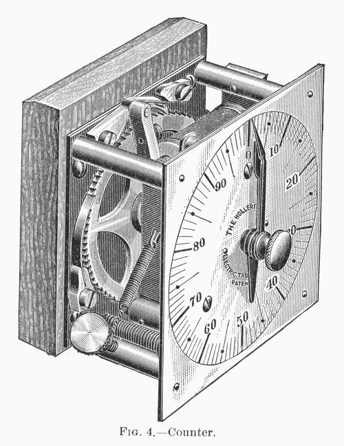 Census Tabulator, 1890. /Ncounter From A Hollerith Census Tabulator, Used In The U.S. Census Of 1890. Contemporary American Wood Engraving. Poster Print by Granger Collection - Item # VARGRC0093355