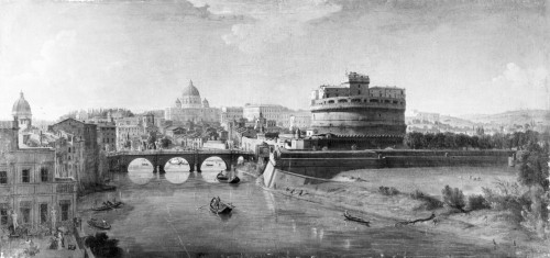 Rome: Porto Di Ripetta. /Nthe Porto Di Ripetta In Rome, Italy. Painting By Gaspar Van Wittel, Early 18Th Century. Poster Print by Granger Collection - Item # VARGRC0124041