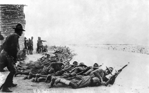 Mexican Expedition, 1916. /Nu.S. Troops In Position Along The Mexican Border At The Time Of The Expedition Against Insurgent Leader Francisco 'Pancho' Villa, May 1916. Poster Print by Granger Collection - Item # VARGRC0123431
