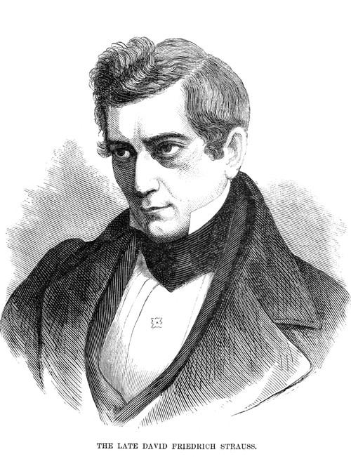 David Strauss (1808-1874). /Ndavid Friedrich Strauss. German Theologian And Philosopher. Wood Engraving, 1874. Poster Print by Granger Collection - Item # VARGRC0044288