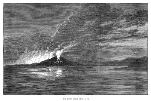 Mount Vesuvius, 1872. /Nthe Eruption Of Mount Vesuvius As Seen From Capri, 1872. Contemporary English Wood Engraving. Poster Print by Granger Collection - Item # VARGRC0268570