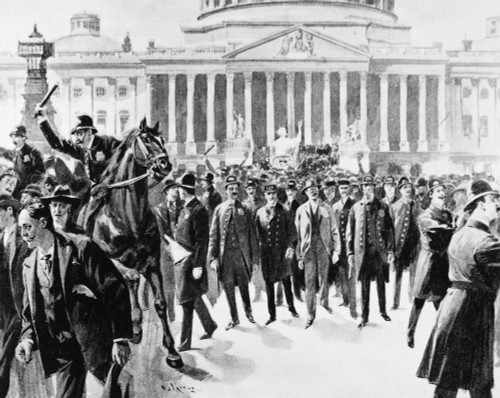 Coxey'S Army, 1894. /Ncoxey'S Army Enters Washington, D.C., 1894. Contemporary Newspaper Illustration. Poster Print by Granger Collection - Item # VARGRC0068255