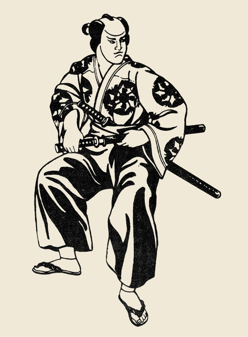 Japan: Samurai. /Ndrawing, 20Th Century. Poster Print by Granger Collection - Item # VARGRC0095320