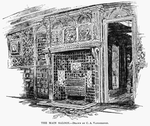Yachting, 1882. /Nthe Main Saloon Of James Gordon Bennett, Jr.'S Iron Screw Steam-Yacht, 'Namouna.' Drawing, 1882. Poster Print by Granger Collection - Item # VARGRC0045153