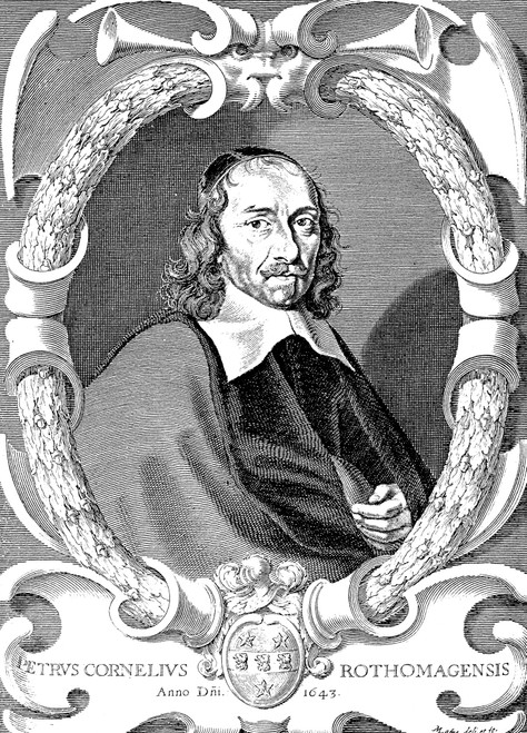 Pierre Corneille (1606-1684). /Nfrench Playwright. Copper Engraving, 1643. Poster Print by Granger Collection - Item # VARGRC0032298