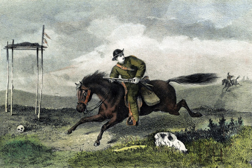 Overland Pony Express Rider Poster Print by Science Source - Item # VARSCIJA9179