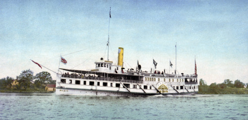 Steamboat, C1902. /Nthe Passenger Steamboat 'New York', Thousand Islands, New York. Photochrome, C1902. Poster Print by Granger Collection - Item # VARGRC0119742