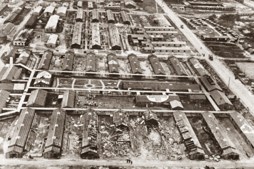 Wwi: Hospital Bombing. /Na British Red Cross Hospital In France, After Being Bombed By German Air Raiders During World War I. Photograph, C1916. Poster Print by Granger Collection - Item # VARGRC0408946
