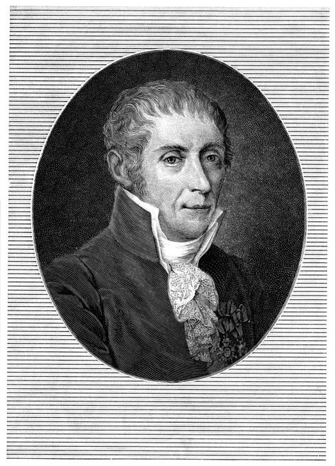 Count Alessandro Volta /N(1745-1827). Italian Physicist. Wood Engraving, American, 1892. Poster Print by Granger Collection - Item # VARGRC0049804