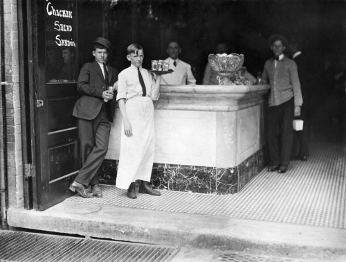 Ice Cream Parlor. /Nphotograph, C1900. Poster Print by Granger Collection - Item # VARGRC0029214